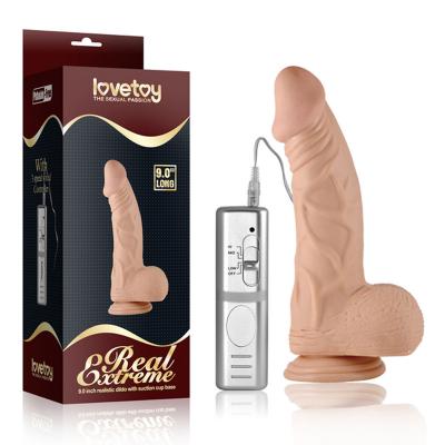 Nơi bán Dương vật giả hàng khủng có đế có rung Lovetoy 9,0 inch